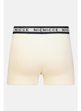 Nicce Men 3Pcs Pack Brand Logo Boxers, Navy/Cream  - Image 2