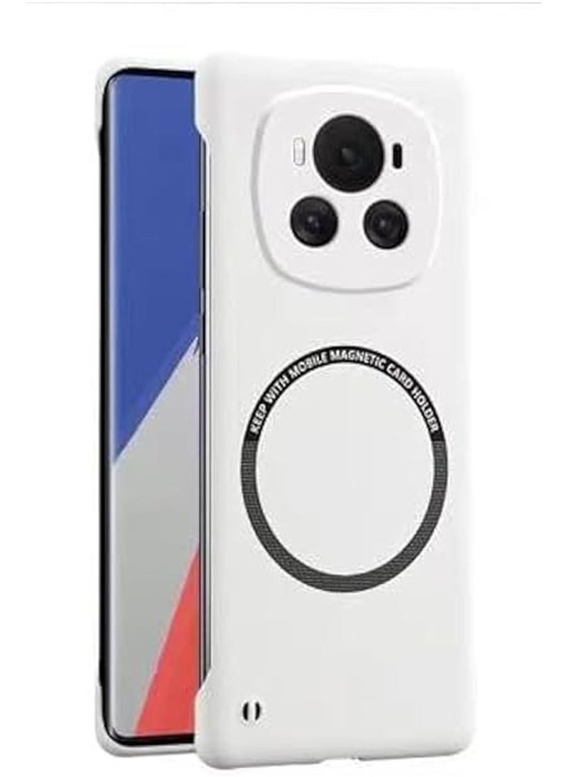 Generic Magnetic Frameless Case Compatible with Honor Magic 6 Pro 5G Matte Hard PC Wireless Charging Cover For Magic 6 Pro Fundas  - Image 1