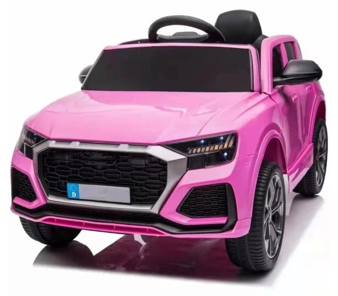 Modern electric ride-on car for children with lights and music (pink) - Image 1
