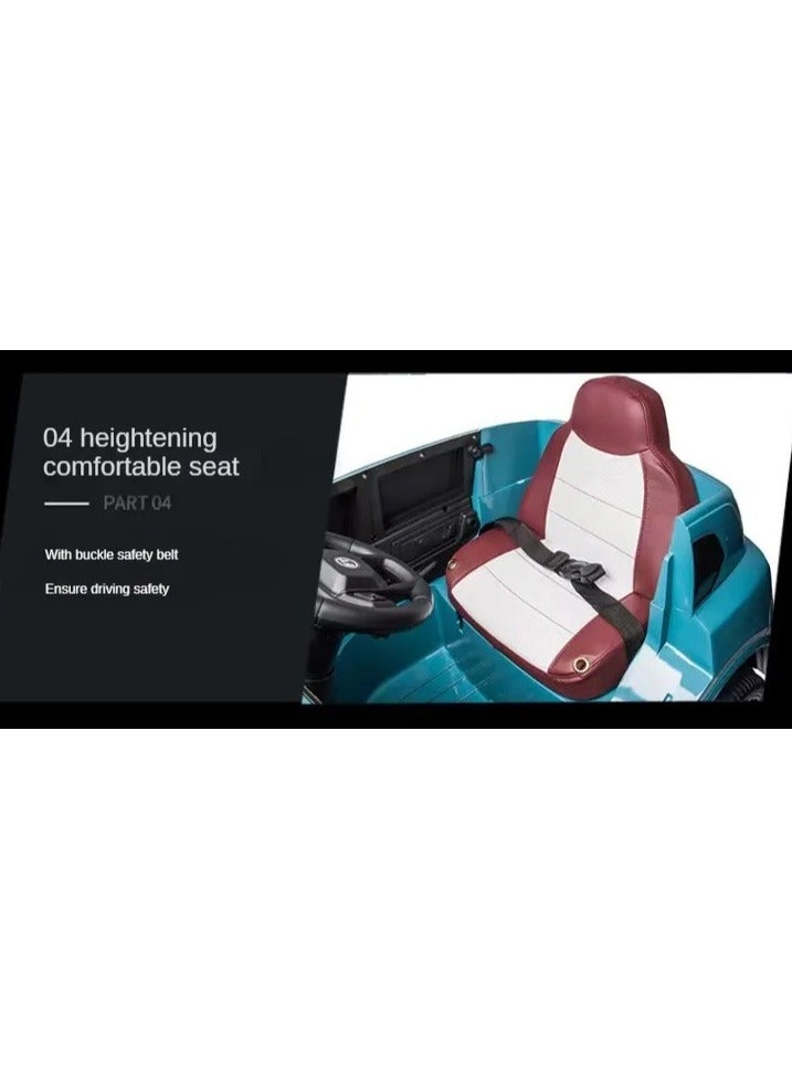 Modern electric ride-on car for children with lights and music (pink) - Image 4