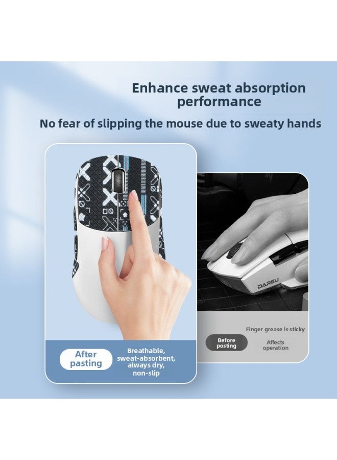 For Lan LAMZU Atlantis Mouse Anti-slip Stickers THORN Thorns OG MINI Foot Mat Foot Stickers-Color:[atlansi MINI | White All-inclusive | Printing] Free Cleaning Cotton  - Image 4