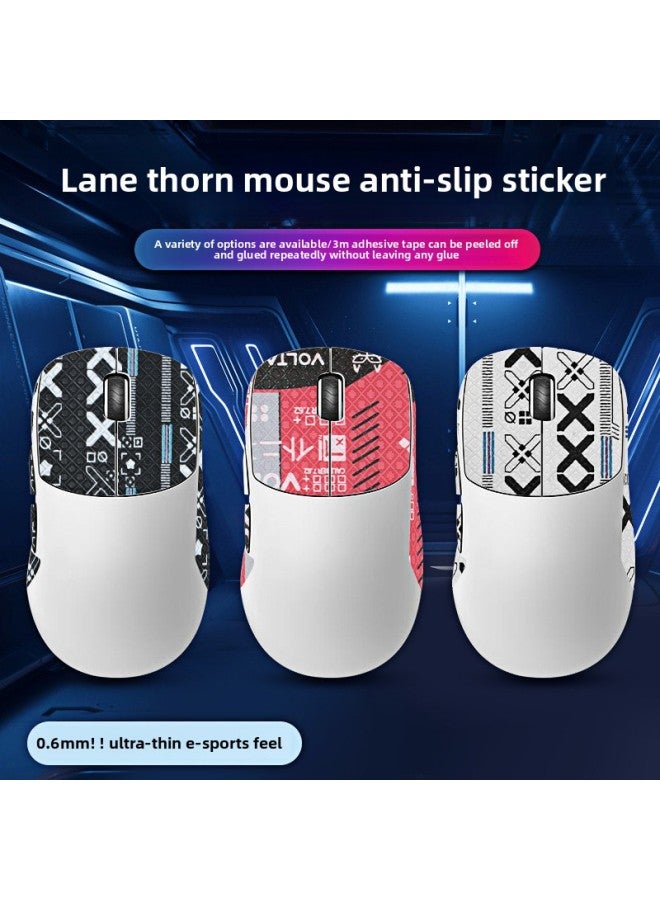 For Lan LAMZU Atlantis Mouse Anti-slip Stickers THORN Thorns OG MINI Foot Mat Foot Stickers-Color:[atlansi MINI | White All-inclusive | Printing] Free Cleaning Cotton  - Image 2