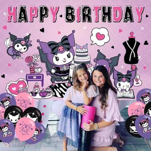 PINUO Anime Birthday Party Backdrop, Birthday Party Decoration,Themed Happy Birthday Banner Shoot Photo Backgrounds Props for Boys and Girls Party 5x3ft - Image 5