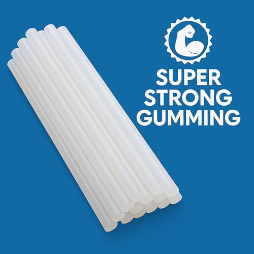 DELIVERYPAX 11mm x 220mm (8.5") Hot Melt Glue Sticks 108 pcs | Transparent Glue Sticks 11mm | Super Strong Adhesive, Low Drip Glue | Hot Glue Gun Refill for Sealing & Repairs - Image 2