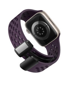 Generic Magnetic Bands for Apple Watch Band 49mm 45mm 44mm 42mm, for Women Men, Soft Silicone Magnetic Buckle Breathable Sport Watch Strap for iWatch Series SE2 SE 9 8 7 6 5 4 3 2 1 Ultra 2/Ultra  - Image 2