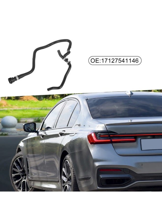 A ABSOPRO Car Radiator Coolant Water Hose from Expansion Tank 17127541146 for BMW 750i 2006-2008 Black - Image 2