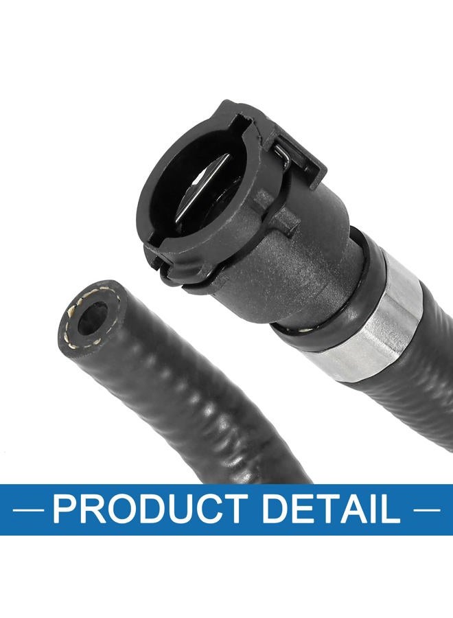 A ABSOPRO Car Radiator Coolant Water Hose from Expansion Tank 17127541146 for BMW 750i 2006-2008 Black - Image 4