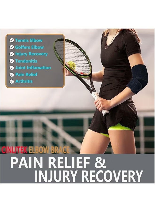 دعم الكوع قوس, كوع الأكمام القابل للتعديل, كوع التنس سليف, ذراع لف حزام, سليف لكمام الكوع للصالة الرياضية - Image 5