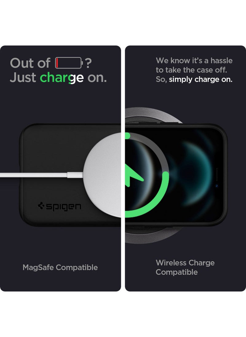Spigen - Thin Fit Cover for Apple iPhone 12 Pro Max - Black - Image 1