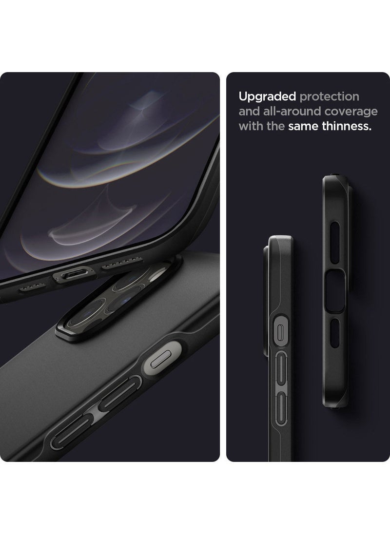 Spigen - Thin Fit Cover for Apple iPhone 12 Pro Max - Black - Image 1