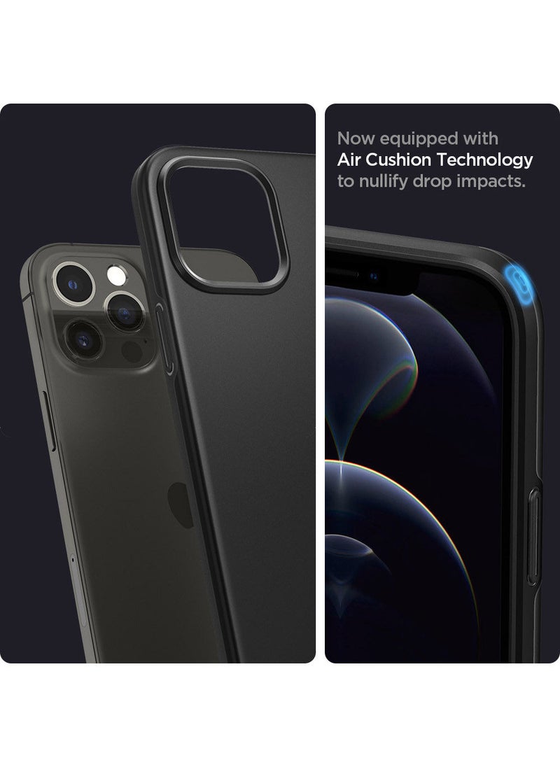 Spigen - Thin Fit Cover for Apple iPhone 12 Pro Max - Black - Image 1