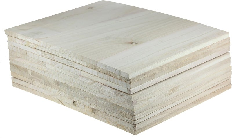 Wood Breaking Board - 12 Pack, 8 mm Thickness, Martial Arts Target Boards for Kids