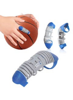 SYOSI SYOSI 2 Pcs Finger Splints, Adjustable Finger Support Sleeves Flexible Breathable Finger Brace, Sports Finger Protector Finger Guard for Basketball, Tennis, Arthritis Pain, Sports Injuries  - Image 3