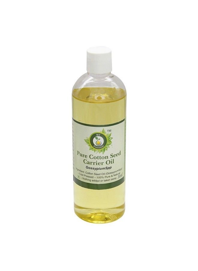 r v essential Pure Cotton Seed Carrier Oil 200Ml Gossypium Spp  - Image 1