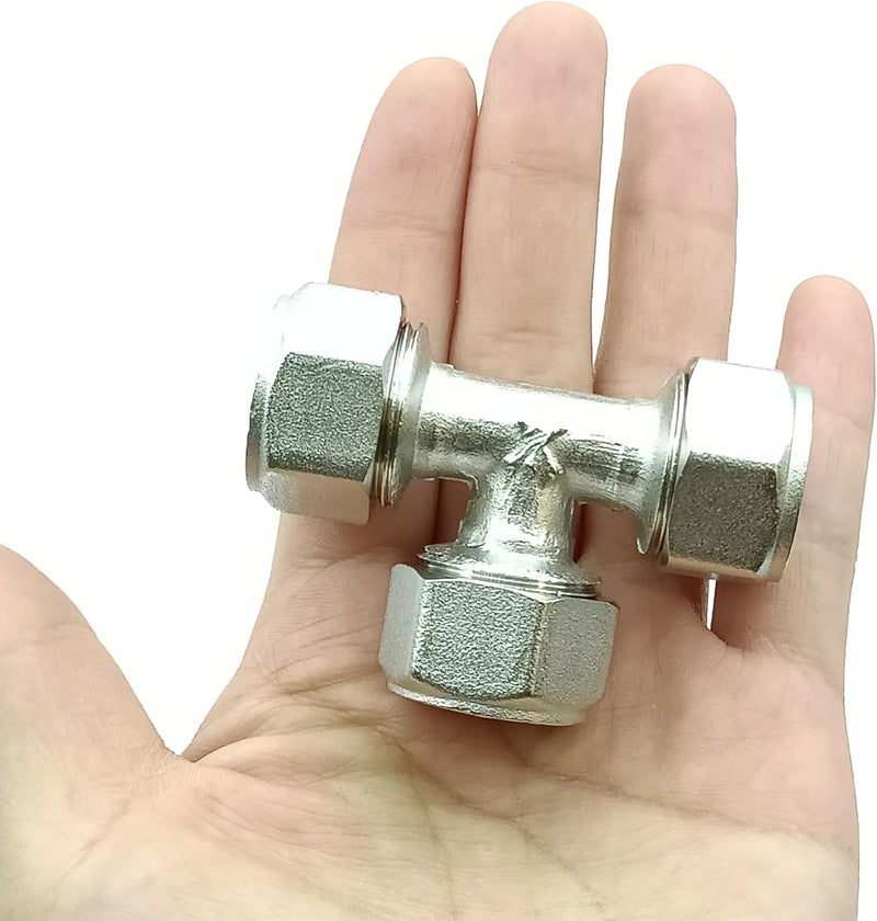 Delixike RapidAir MaxLINE Compressed Air Piping Tee M8010 For rapid air fittings 12 npt - Image 2