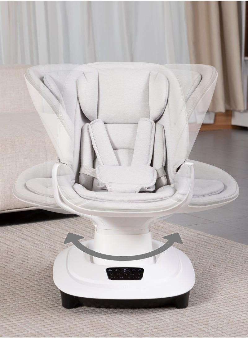 Deluxe Multi-Dynamic Baby Seat with Gentle Remote, 5 Feeding Modes, 360° Rotation, App Control, 3 Recline Modes, and 12 Melodies Suitable for babies from birth to 36 months (maximum weight 15 kg) - Image 5