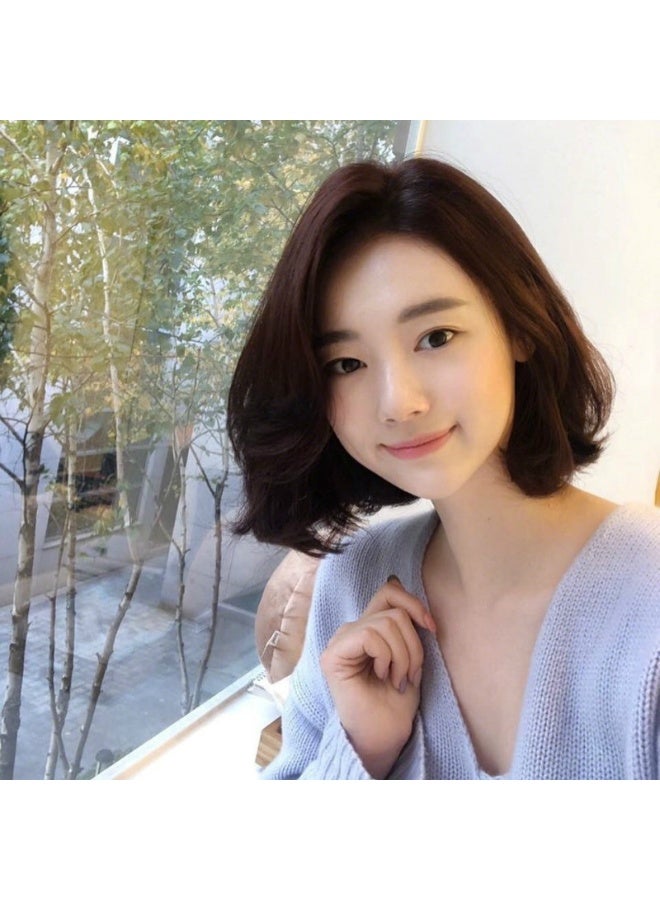 Inward Curl Short Wig - Face-Framing Elegance  - Image 1