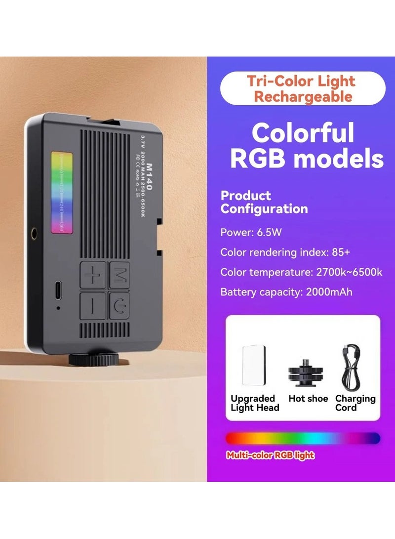 AROAQ RGB LED Camera Light, Full Color Output Video Lamp Kit, Dimmable, 2700K-6500K, Bi-Color Light Panel  - Image 1