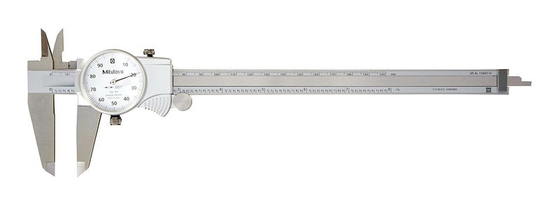 Mitutoyo Mitutoyo 505743 Dial Caliper 01 per Rev 08 Range 0001 Accuracy  - Image 1