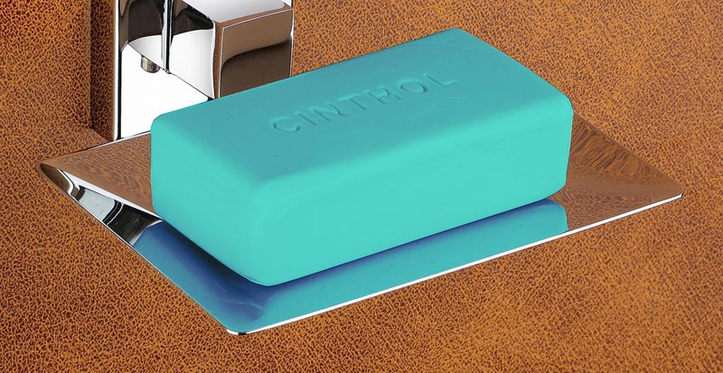 iSTAR Stainless Steel Chrome Finish Square Soap Holder for Bathroom Soap Case/Soap Stand for Kitchen Bathroom Accessories (Pack of 1) - Image 5