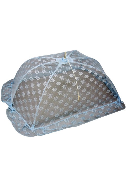 Children's Foldable Mosquito Net Polyester Size S 59 X 94 X 36 cm Blue