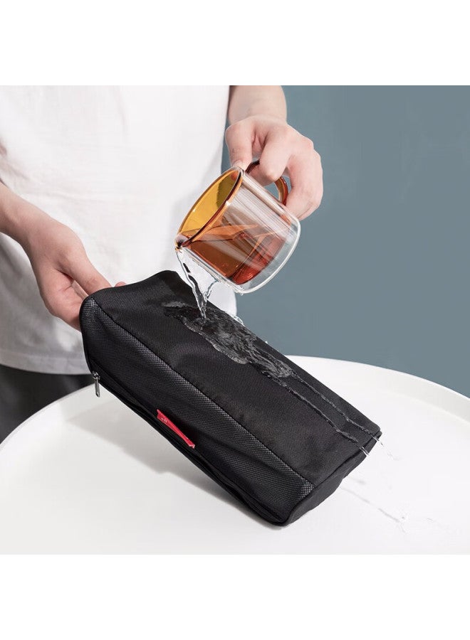Pack All Toiletry Bag, Business Trip Toiletry Organizer, Large Capacity Portable Travel Storage Bag, Travel Toiletry Bag, Black - Image 4