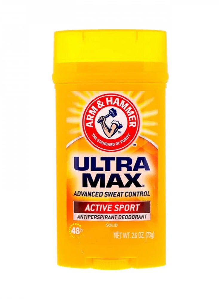 Arm & Hammer Ultra Max Active Sport Antiperspirant Deodorant 73g