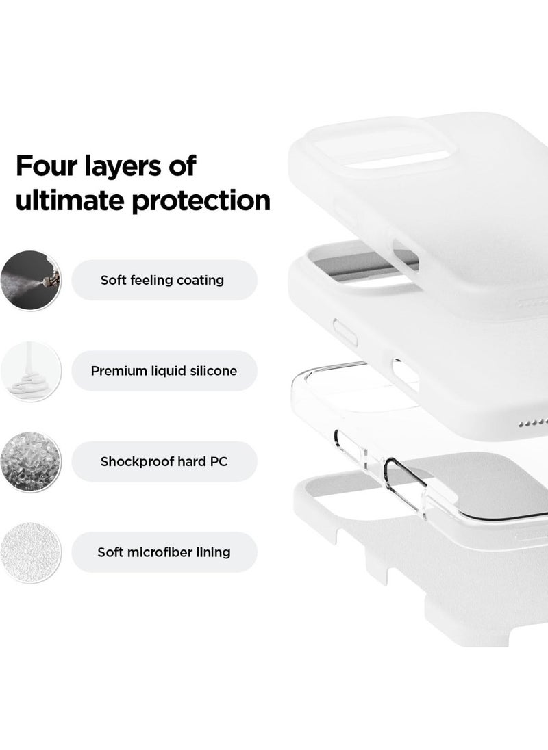 X-level iPhone 16 Pro Liquid Silicone Case Cover,Full Body Protection, Shockproof, Slim, Anti-Scratch Soft Microfiber Lining,Slim Protective Back Cover with Comfortable Hold Touch Feeling and Anti-fingerprint  - Image 2