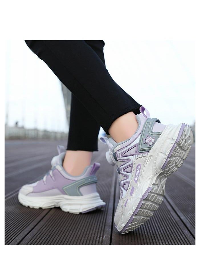 BOBDOG Children's Sports Running Shoes With Buttons And Waterproof Leather Surface - Image 5