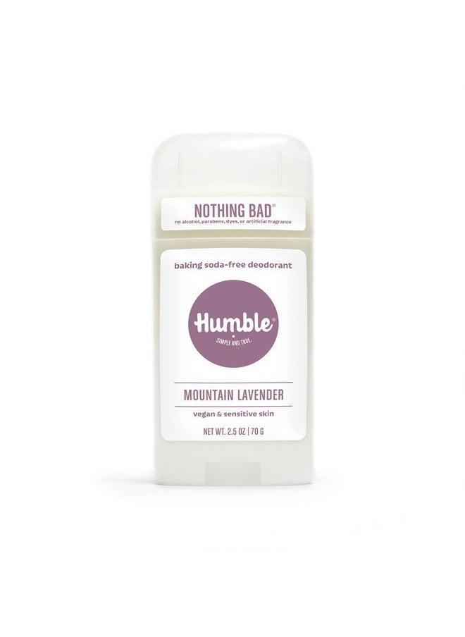HUMBLE SIMPLE AND TRUE. - HUMBLE BRANDS Aluminum-Free Deodorant, Vegan and Cruelty- free, Formulated for Sensitive Skin, Mountain Lavender, 2.5 Ounce (Pack of 1) - Image 1