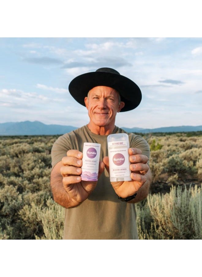 HUMBLE SIMPLE AND TRUE. - HUMBLE BRANDS Aluminum-Free Deodorant, Vegan and Cruelty- free, Formulated for Sensitive Skin, Mountain Lavender, 2.5 Ounce (Pack of 1) - Image 1