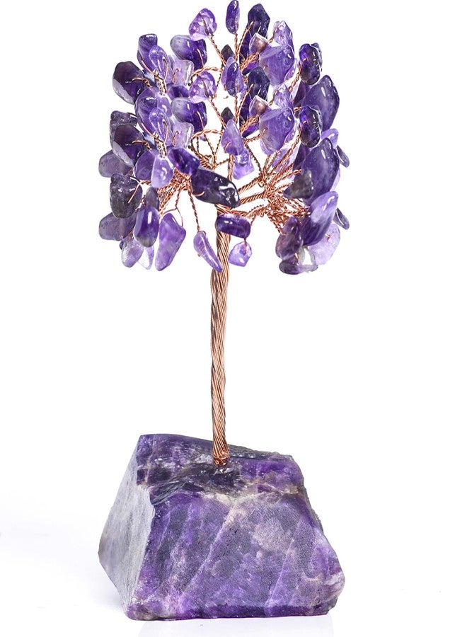 Ytbeoxk Amethyst Crystal Tree of Life,Money Tree Decorations,Crystals and Healing Stones,Reiki Positive Energy Gemstones,Purple Room Office Desk Feng Shui Decor Meditation Gifts for Women - Image 1