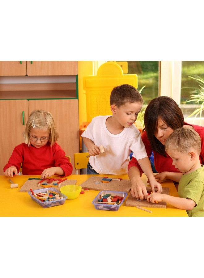 MGTECH 36 Pieces Mini Wooden Toy Hammers for Kids, Natural Wood Crab Seafood Mallets - Image 3