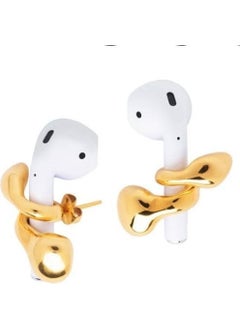 Ema Airpods Headphone Holder Earring, 24 Carat Gold Plated Souvenir  - Image 4