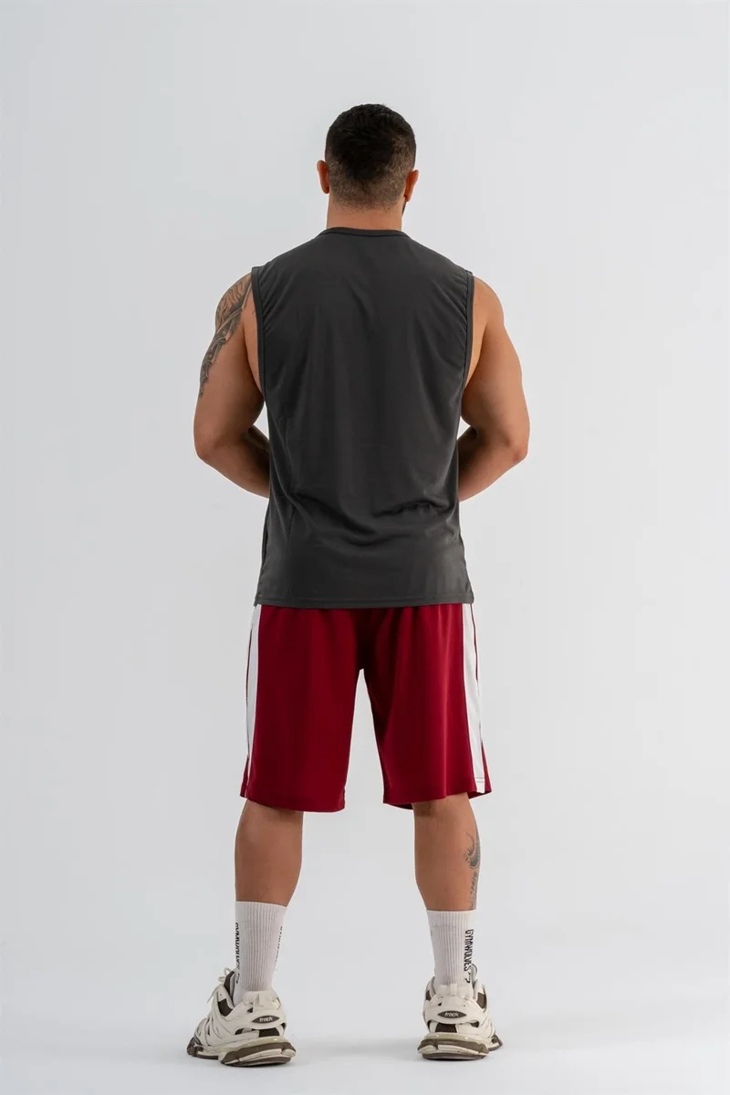 Gymwolves Men's Basketball Shorts | Burgundy | Sports Shorts |
