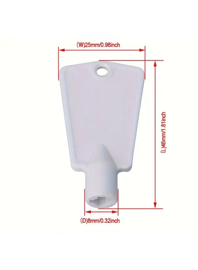White Replacement Refrigerator Door Key Compatible Kenmore Hotpoint Crosley Freezer Appliance - Image 3