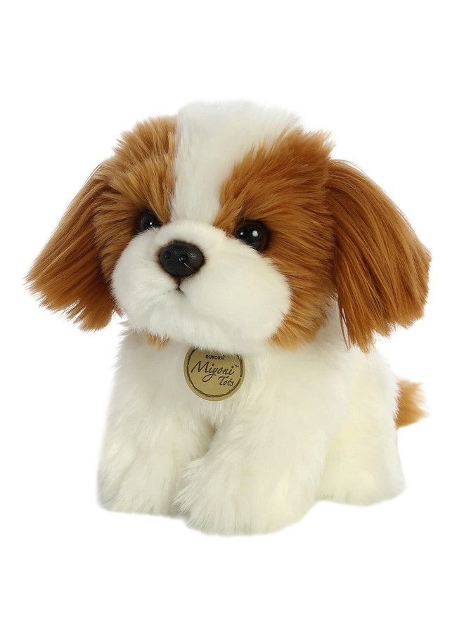 Aurora® Adorable Miyoni® Tots Shih Tzu Pup Stuffed Animal - Lifelike Detail - Cherished Companionship - Brown 11 Inches - Image 1