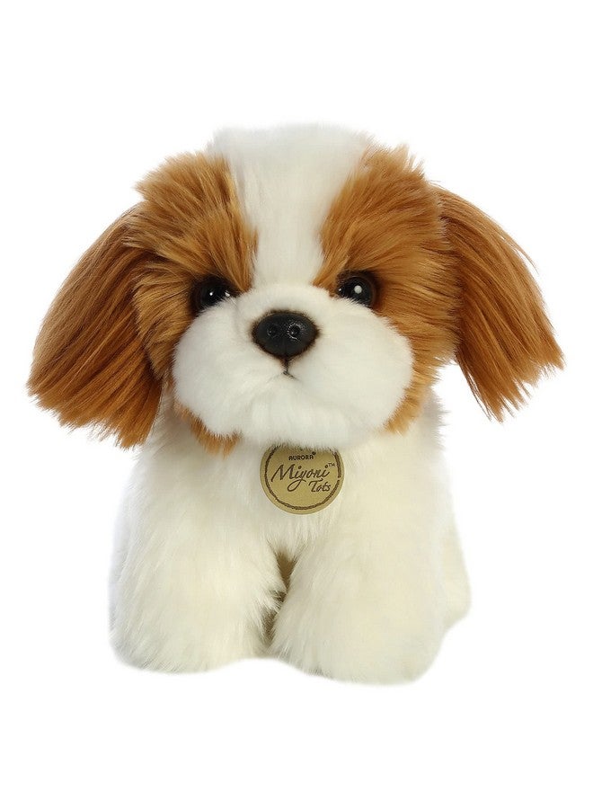 Aurora® Adorable Miyoni® Tots Shih Tzu Pup Stuffed Animal - Lifelike Detail - Cherished Companionship - Brown 11 Inches - Image 2