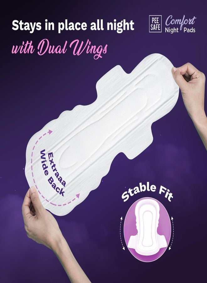 PEESAFE Pee Safe Comfort All Night Pads | 8 Pads XXXXL - 405mm | Extra Wide Back with Dual Wings | 6 Layer Deep Absorption | Japanese Leak-Lock Technology | Overnight Leak Free Protection | Extra Long - Image 4