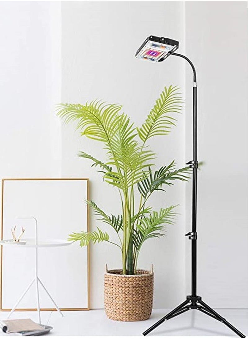 LEOKOR Grow Light with Stand Full Spectrum LED Floor Plant Light for Indoor Plants, Grow Lamp with On/Off Switch, Adjustable Tripod Stand  - Image 2