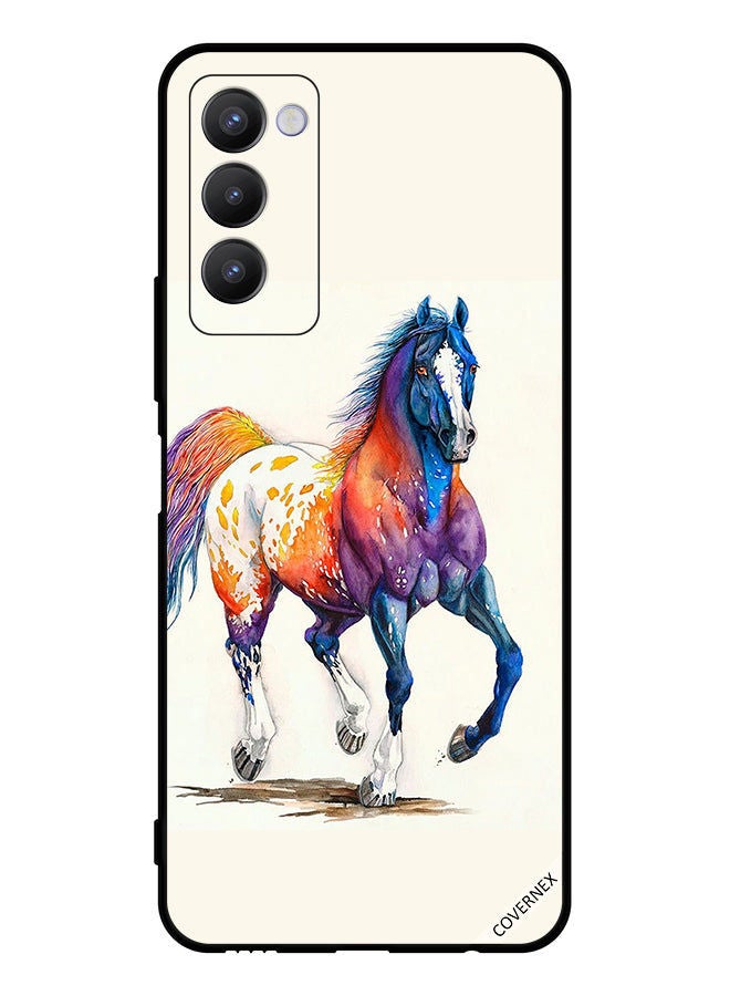 Covernex Protective Case Cover For Tecno Camon 18 Colorful Horse - Image 1