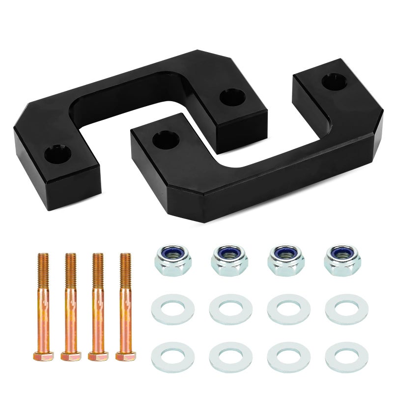 طقم رفع مستوى أمامي 2 بوصة مناسب لسيارات شيفروليه أفالانش 2007-2013 شيفروليه تاهو 2007-2023 شيفروليه سيلفرادو 1500 جي إم سي سييرا 1500 2007-2023 يوكون