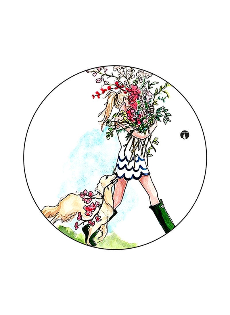 RKN Girl Printed Mouse Pad Multicolour