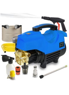 ZLH HITY Electric Pressure Washer 2900 PSI Max 4.3 GPM 3100W Compact Portable Pressure Washer with 33ft Hose and Foam Gun, Small Car Pressure Washer for Home/Patio/Driveway/Blue  - Image 1