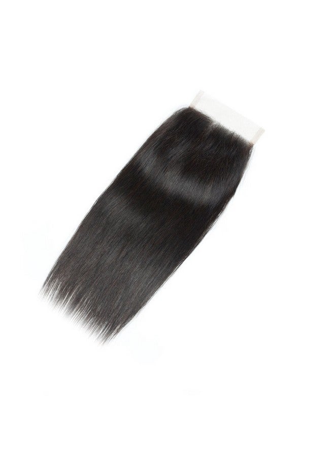 DMS Closure Human Hair Straight Lace Closure 4x4 Free Part Closure Human Hair 100% Unprocessed Human Hair Natural Color 12A Brazilian Virginr Human Hair Top Swiss Lace Closure (18Inch) - Image 4