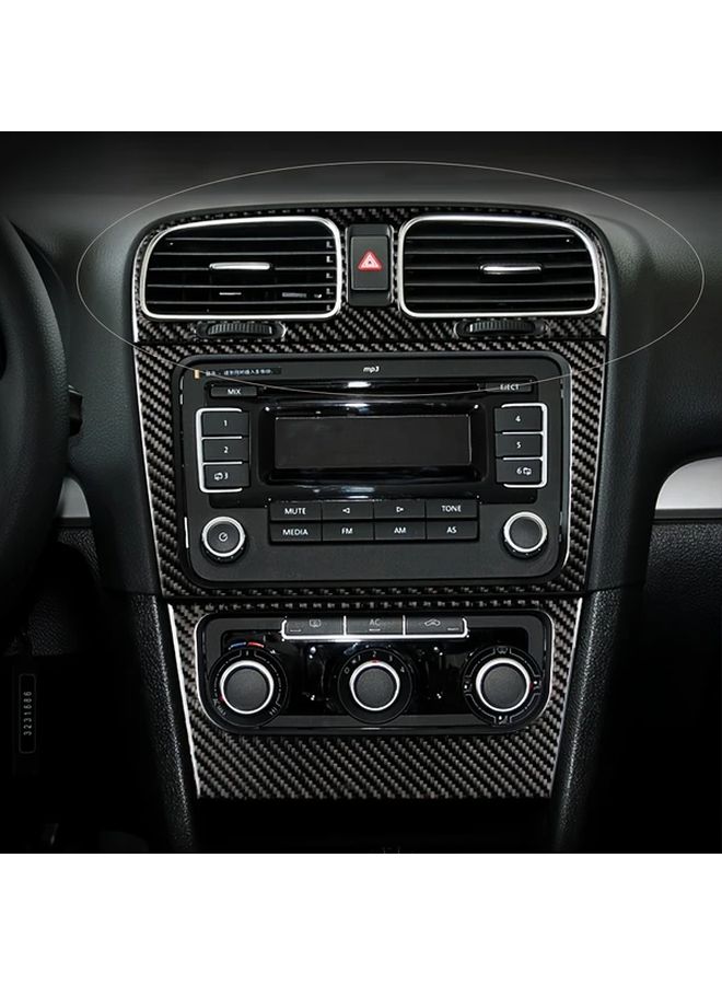 Carbon Fiber Solid Color Interior Sticker For Volkswagen Golf 6 2008 2012 Models - Image 1