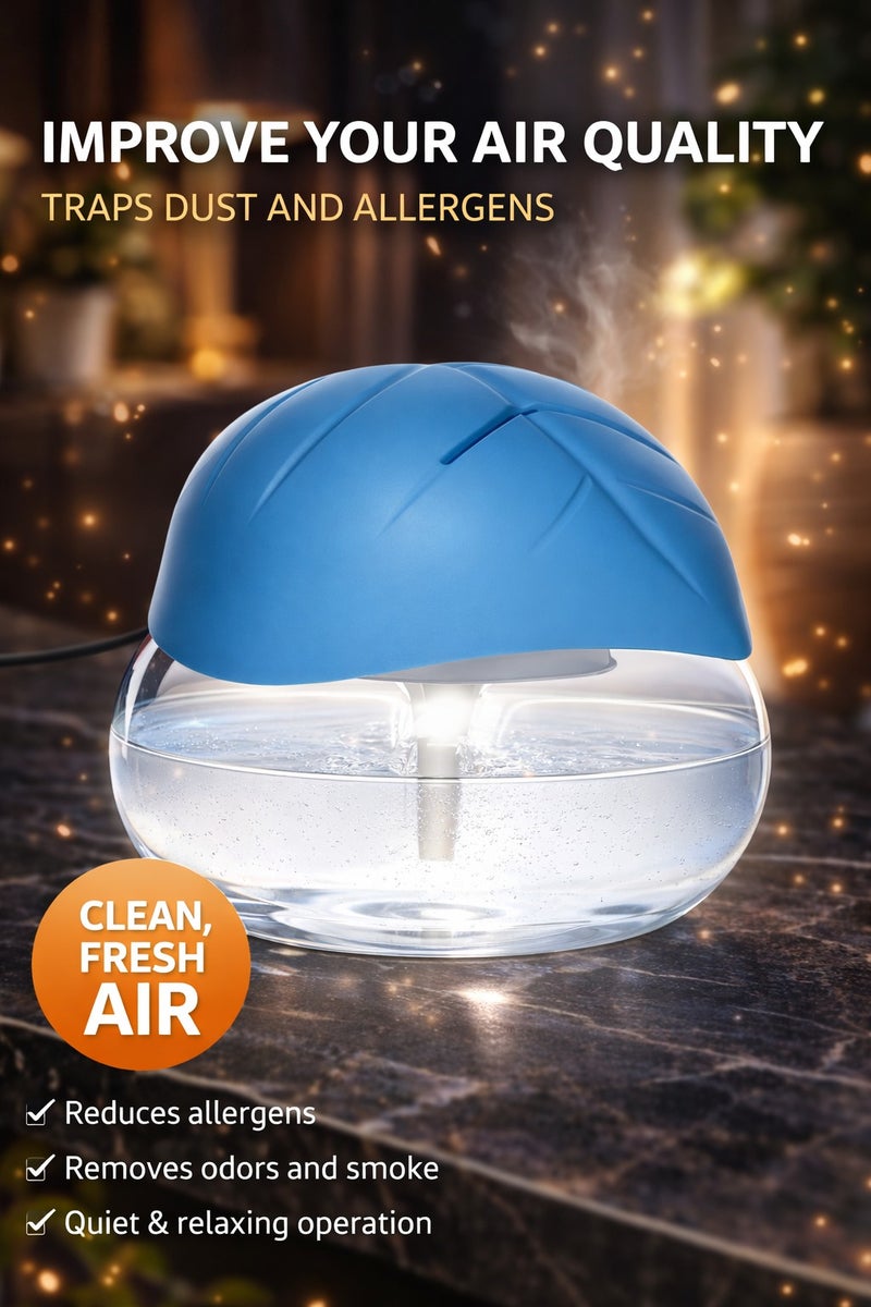 vsell24 Electric Leaf Shape Portable Room Air Freshener Diffuser, Purifier & Humidifier – Compact Air Revitalizer for Home & Office - Image 1
