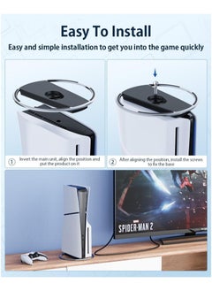 BUPY Vertical Stand for PS5 Consoles - Playstation 5 Slim Base Accessories  - Image 5