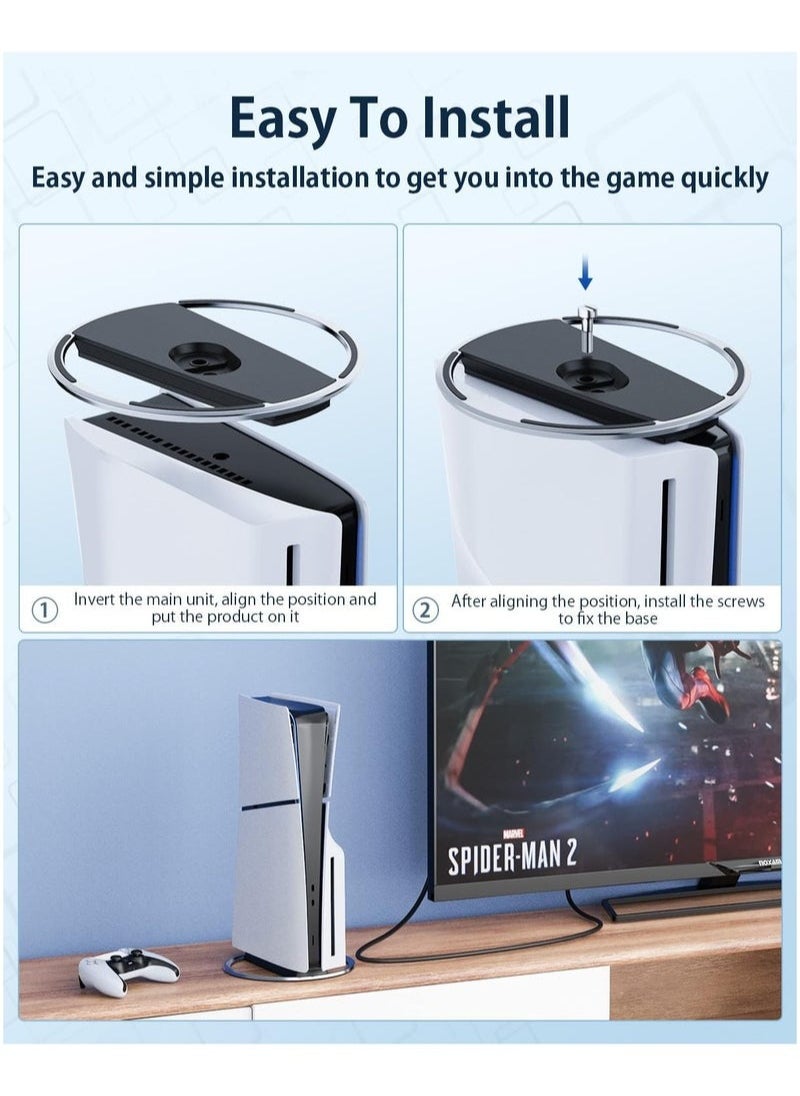 بوبي حامل رأسي لوحدات تحكم PS5 - ملحقات قاعدة Playstation 5 النحيفة  - Image 5