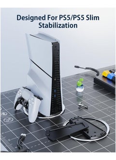 BUPY Vertical Stand for PS5 Consoles - Playstation 5 Slim Base Accessories  - Image 4